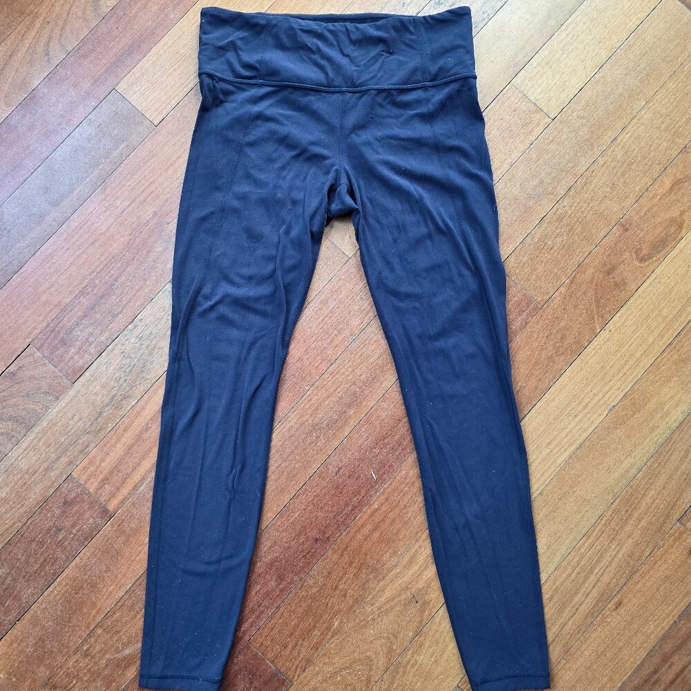 Athleta Navy Nylon/Spandex Leggings Size MT - Picture 5 of 15